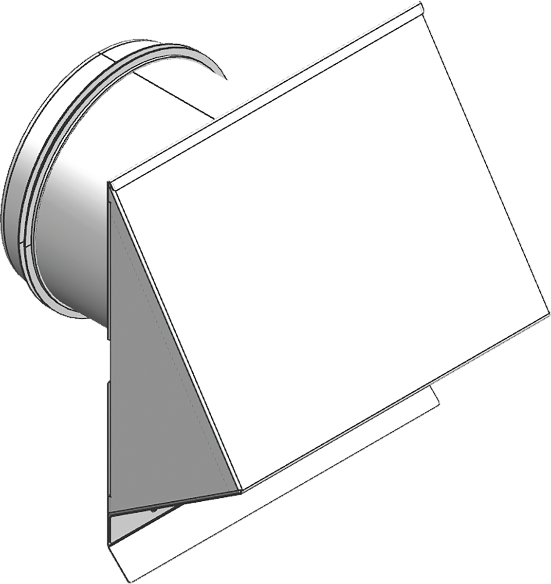 Außenwandblende für EPP-Rohr  - Viessmann