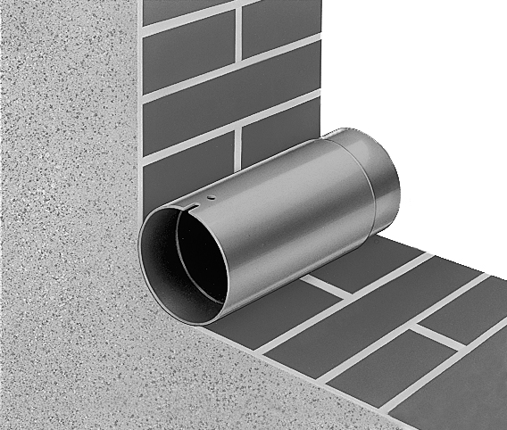 TWH 100 Teleskop-Wandhülse DN 100 von Helios Ventilatoren