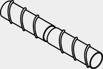 Viessmann Wickelfalzrohr, L= 3,0 m  9521428