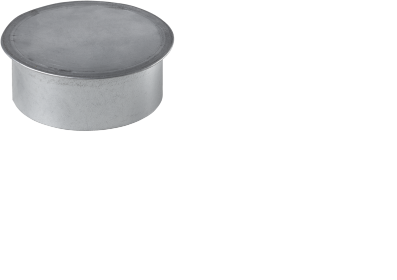 STIEBEL ELTRON Enddeckel DN 125, Stahlblech verzinkt - 159311