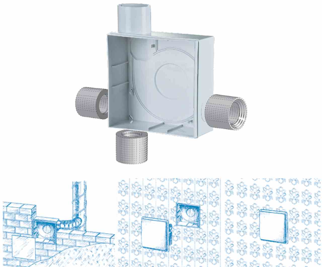 Montagebeispiel Valeo von Blauberg Ventilatoren