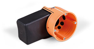 Elektronik Unterputzdose mit Tunnelstutzen ICV170C- UPFT von Pluggit