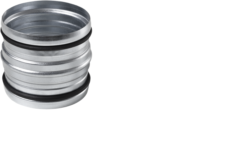 STIEBEL ELTRON Rohrnippel DN 100, Stahlblech verzinkt - 159296