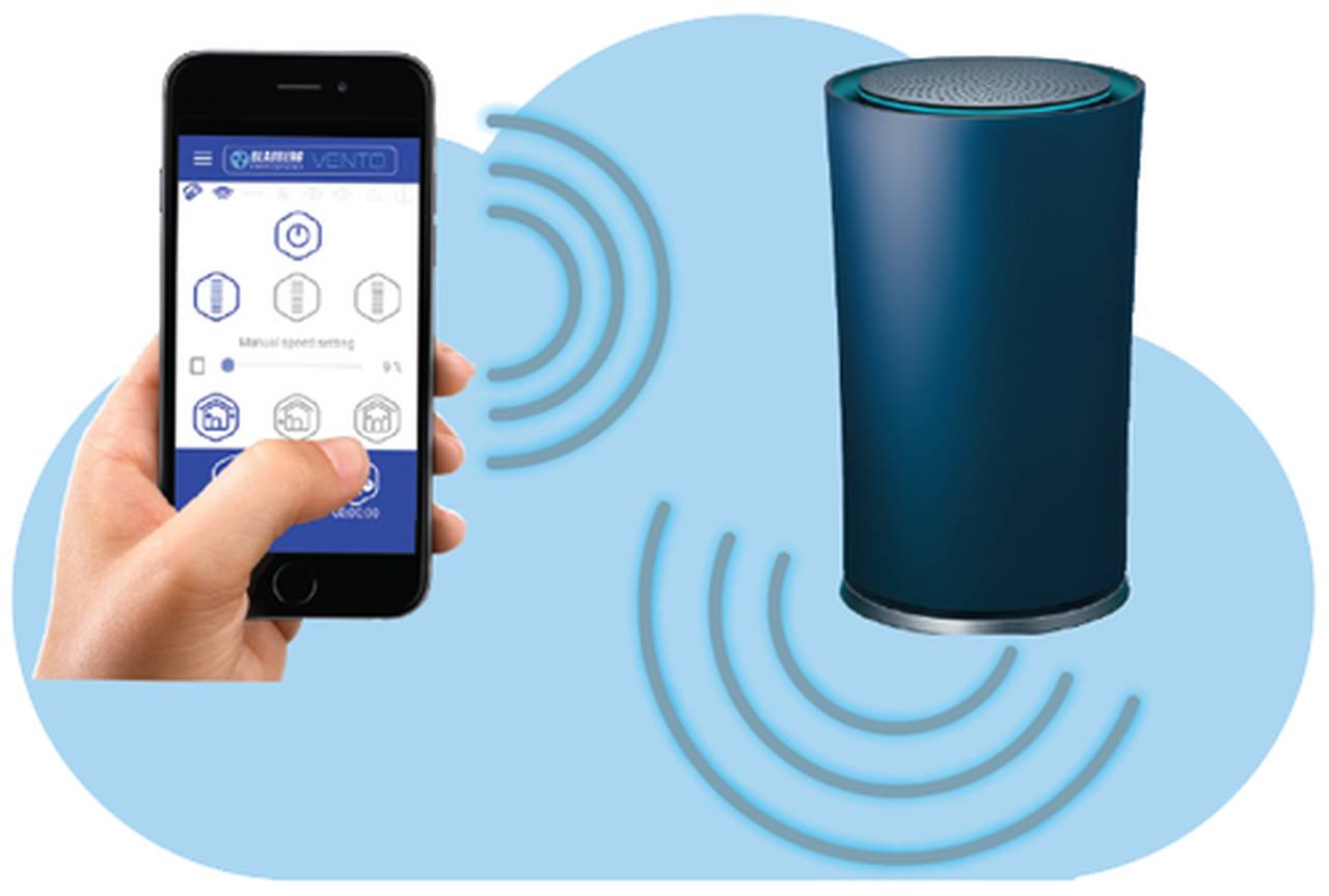 Handy App Vento Expert A30-1 Pro/W von Blauberg Ventilatoren