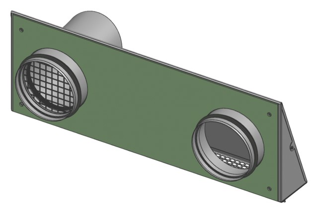 Kombi-Außenwanddurchführung Vitoair FS