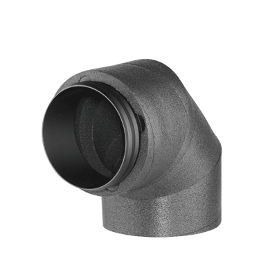 Helios IP-B 160/90 Grad - IsoPipe 90 Grad Bogen m. Innenverbinder - 09451